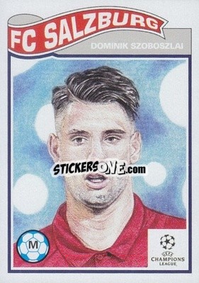 Sticker Dominik Szoboszlai - UEFA Champions League Living Set
 - Topps