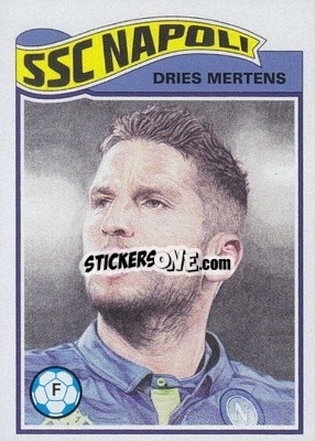 Sticker Dries Mertens - UEFA Champions League Living Set
 n. 22 - Topps