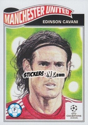 Sticker Edinson Cavani - UEFA Champions League Living Set
 - Topps