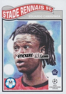Sticker Eduardo Camavinga - UEFA Champions League Living Set
 n. 240 - Topps
