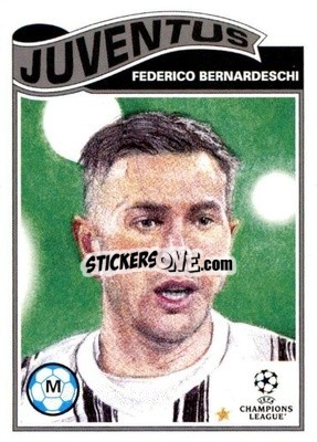Sticker Federico Bernardeschi - UEFA Champions League Living Set
 n. 351 - Topps