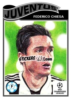 Sticker Federico Chiesa - UEFA Champions League Living Set
 n. 421 - Topps