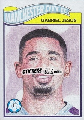 Sticker Gabriel Jesus - UEFA Champions League Living Set
 n. 94 - Topps