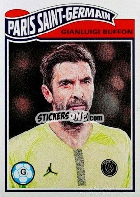 Sticker Gianluigi Buffon - UEFA Champions League Living Set
 - Topps