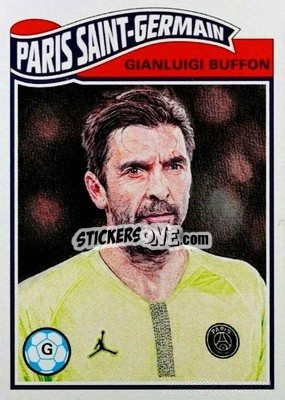 Sticker Gianluigi Buffon - UEFA Champions League Living Set
 n. 14 - Topps