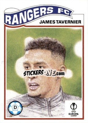 Sticker James Tavernier - UEFA Champions League Living Set
 - Topps