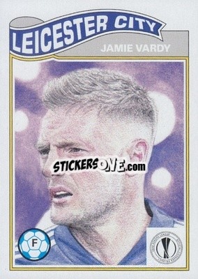 Sticker Jamie Vardy - UEFA Champions League Living Set
 n. 242 - Topps