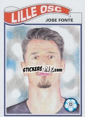 Sticker Jose Fonte - UEFA Champions League Living Set
 - Topps