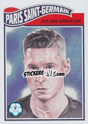Sticker Julian Draxler - UEFA Champions League Living Set
 n. 25 - Topps