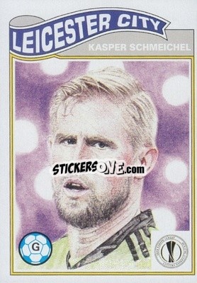 Sticker Kasper Schmeichel - UEFA Champions League Living Set
 n. 249 - Topps
