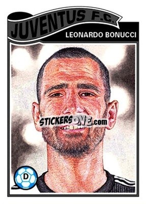 Sticker Leonardo Bonucci - UEFA Champions League Living Set
 n. 70 - Topps
