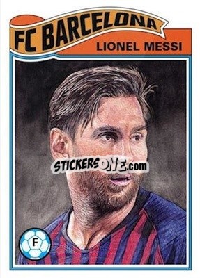 Sticker Lionel Messi - UEFA Champions League Living Set
 n. 1 - Topps