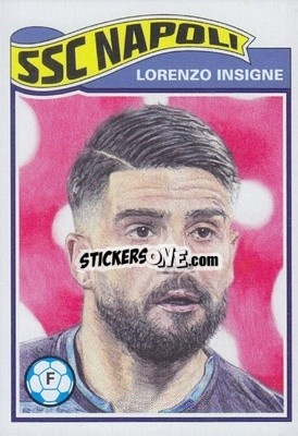Sticker Lorenzo Insigne - UEFA Champions League Living Set
 n. 172 - Topps