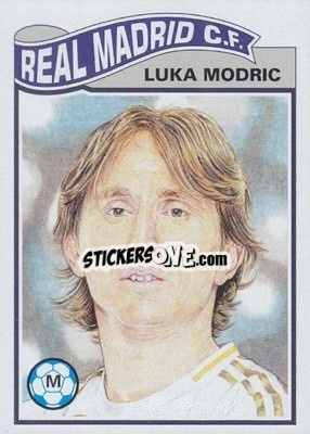 Sticker Luka Modrić - UEFA Champions League Living Set
 n. 46 - Topps
