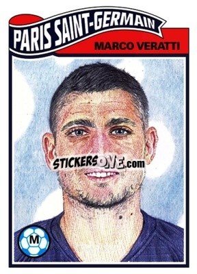 Sticker Marco Verratti - UEFA Champions League Living Set
 n. 92 - Topps