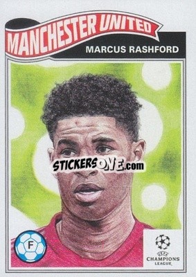 Sticker Marcus Rashford - UEFA Champions League Living Set
 n. 231 - Topps