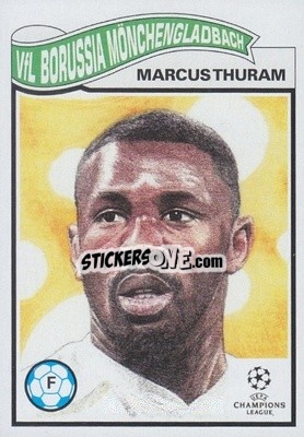 Sticker Marcus Thuram - UEFA Champions League Living Set
 n. 252 - Topps