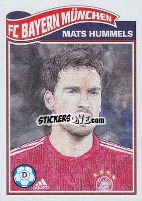 Sticker Mats Hummels - UEFA Champions League Living Set
 - Topps