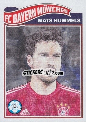 Sticker Mats Hummels - UEFA Champions League Living Set
 n. 9 - Topps
