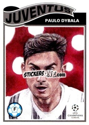 Sticker Paulo Dybala - UEFA Champions League Living Set
 n. 326 - Topps
