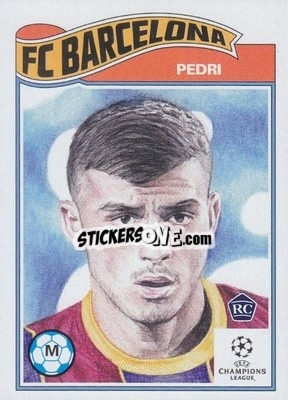 Figurina Pedri - UEFA Champions League Living Set
 - Topps