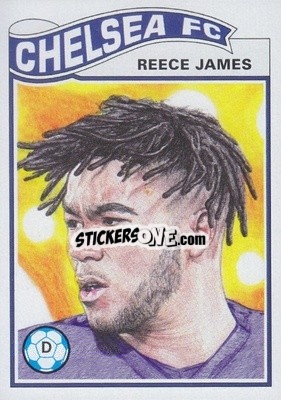 Sticker Reece James - UEFA Champions League Living Set
 n. 212 - Topps