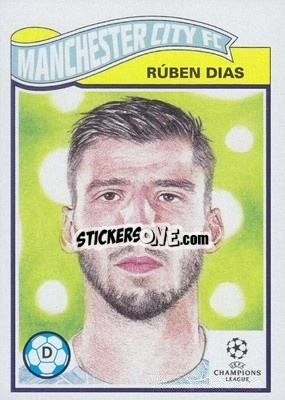 Sticker Rúben Dias - UEFA Champions League Living Set
 n. 237 - Topps