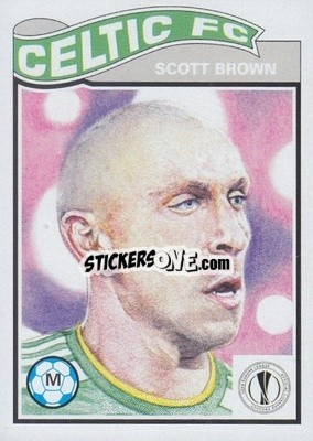 Sticker Scott Brown - UEFA Champions League Living Set
 n. 244 - Topps