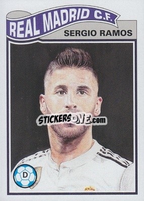Sticker Sergio Ramos - UEFA Champions League Living Set
 n. 4 - Topps