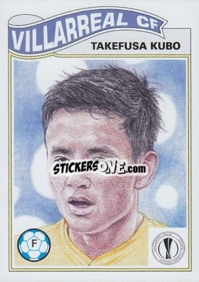 Sticker Takefusa Kubo - UEFA Champions League Living Set
 n. 259 - Topps