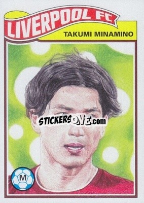 Sticker Takumi Minamino - UEFA Champions League Living Set
 n. 227 - Topps