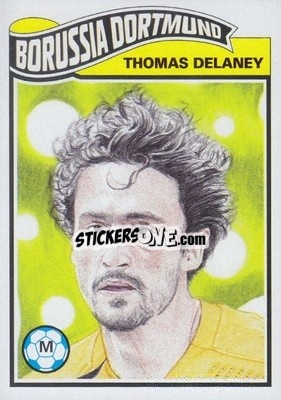 Sticker Thomas Delaney - UEFA Champions League Living Set
 - Topps