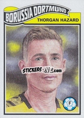 Sticker Thorgan Hazard - UEFA Champions League Living Set
 n. 31 - Topps