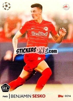 Sticker Benjamin Sesko - Total Football 2021-2022
 n. CC16 - Topps