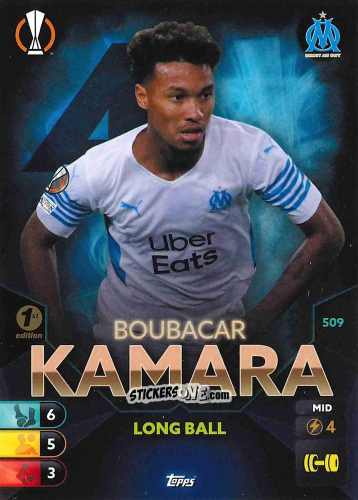 Figurina Boubacar Kamara - Total Football 2021-2022
 n. 509 - Topps