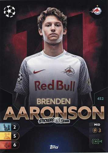 Sticker Brenden Aaronson - Total Football 2021-2022
 n. 452 - Topps