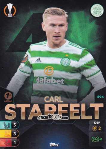 Cromo Carl Starfelt - Total Football 2021-2022
 n. 494 - Topps