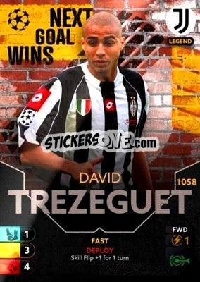 Sticker David Trezeguet - Total Football 2021-2022
 n. 1058 - Topps