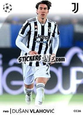 Sticker Dusan Vlahovic - Total Football 2021-2022
 n. CC26 - Topps