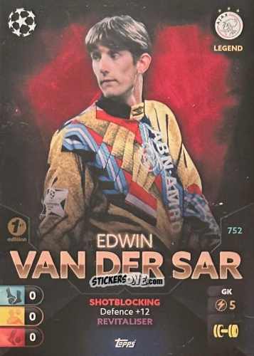 Figurina Edwin Van der Sar - Total Football 2021-2022
 n. 752 - Topps