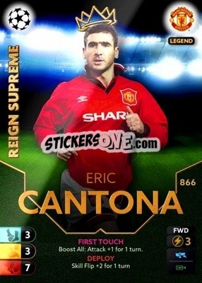 Sticker Eric Cantona - Total Football 2021-2022
 - Topps