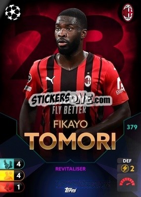 Sticker Fikayo Tomori - Total Football 2021-2022
 - Topps