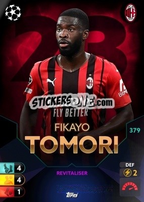 Sticker Fikayo Tomori - Total Football 2021-2022
 n. 379 - Topps