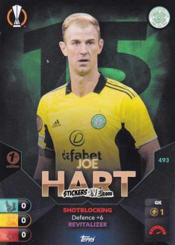 Cromo Joe Hart - Total Football 2021-2022
 n. 493 - Topps