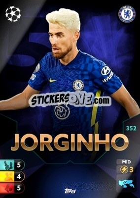 Sticker Jorginho - Total Football 2021-2022
 n. 352 - Topps