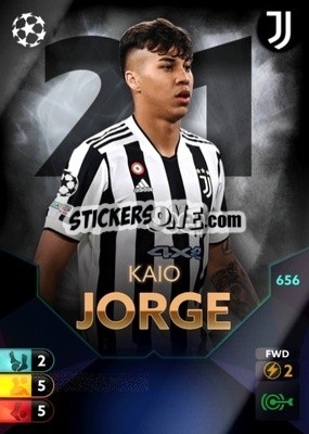 Sticker Kaio Jorge - Total Football 2021-2022
 - Topps
