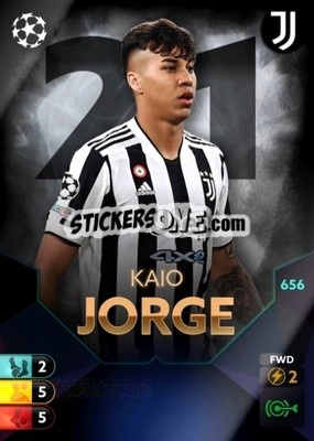 Cromo Kaio Jorge - Total Football 2021-2022
 - Topps