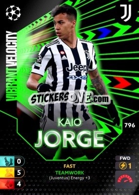 Sticker Kaio Jorge - Total Football 2021-2022
 n. 796 - Topps
