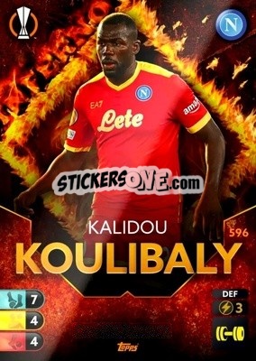 Sticker Kalidou Koulibaly - Total Football 2021-2022
 n. 596 - Topps