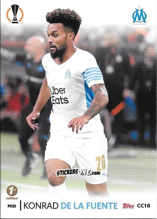 Figurina Konrad De La Fuente - Total Football 2021-2022
 n. CC18 - Topps